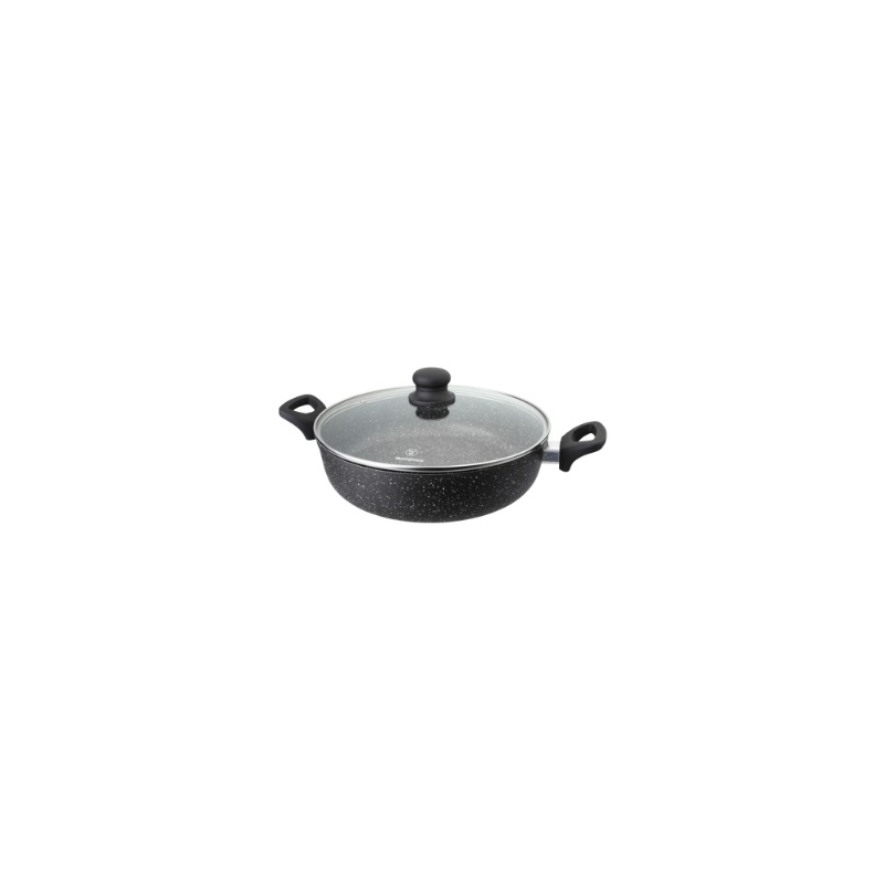 Westinghouse cacerola baja con tapa marmol negro 28 cm