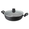 Westinghouse cacerola baja con tapa marmol negro 28 cm