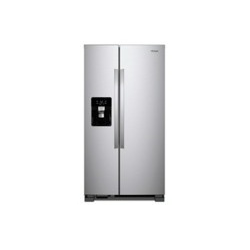 Whirlpool refrigerador side by side 25 pies inverter con dispensador acero inox.