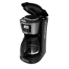 Black + Decker cafetera 12 tazas digital negro inox.