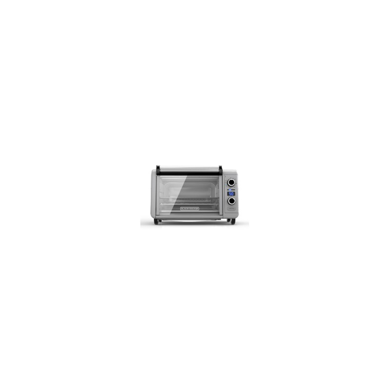 Black + Decker horno tostador con freidor de aire inox. 6 rebanadas Black + Decker horno tostador con freidor de aire inox. 6 rebanadas